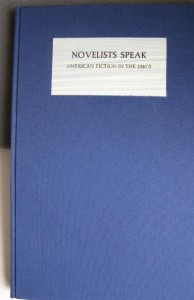 Novelists Speak