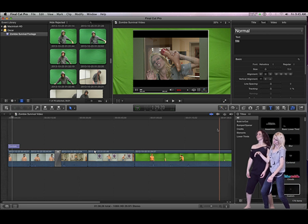 Final Cut Pro Zombie Apocalypse